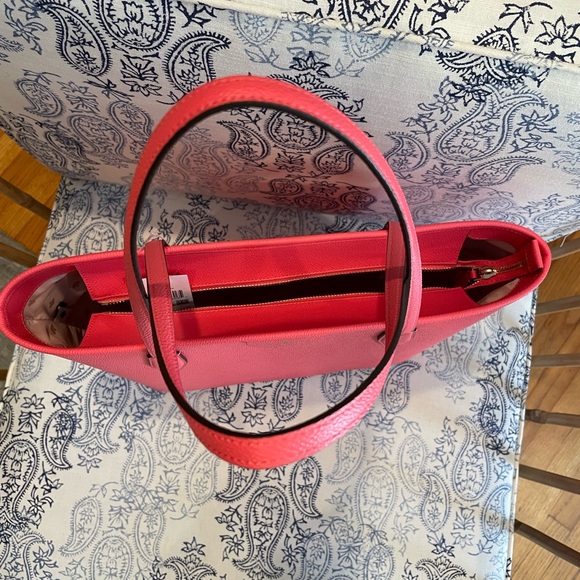 Kate Spade Lori Tote Bag Pink Ripe Papaya Top Zip Work Bag WKR00231 NWT - Picture 8 of 9